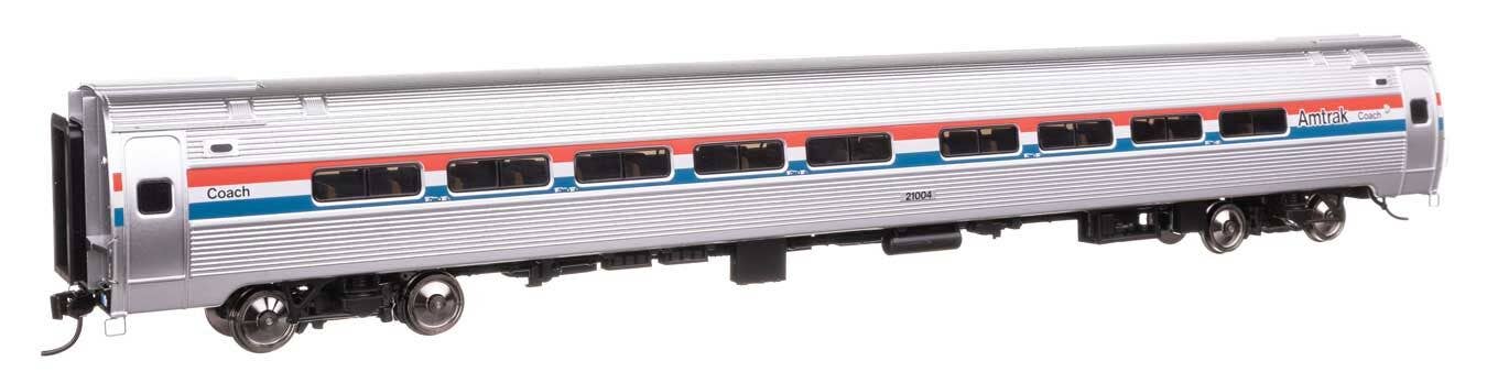 Walthers 920-12214 HO AMTK Phase III Lighted 85' Amfleet I 84-Seat Coach #21003