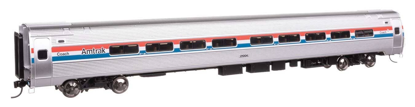 Walthers 920-12214 HO AMTK Phase III Lighted 85' Amfleet I 84-Seat Coach #21003