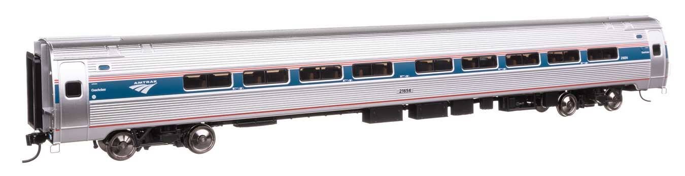 Walthers 920-12218 HO AMTK Ph. VI Lighted 85' Amfleet I 84-Seat Coach RTR #21680
