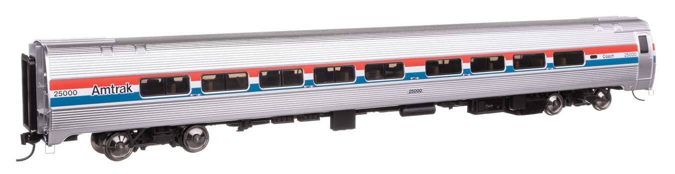 Walthers 920-11224 HO Amtrak Phase III 85' Amfleet II 59-Seat Coach RTR #25000