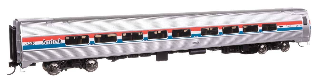 Walthers 920-12230 HO AMTK Phase III Lighted 85' Amfleet II 59-Seat Coach #25069