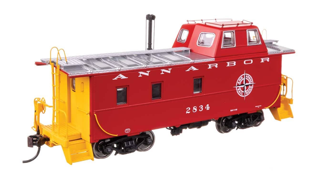 Walthers 920-103603 HO Ann Arbor Wabash Streamlined Caboose Ready to Run #2834
