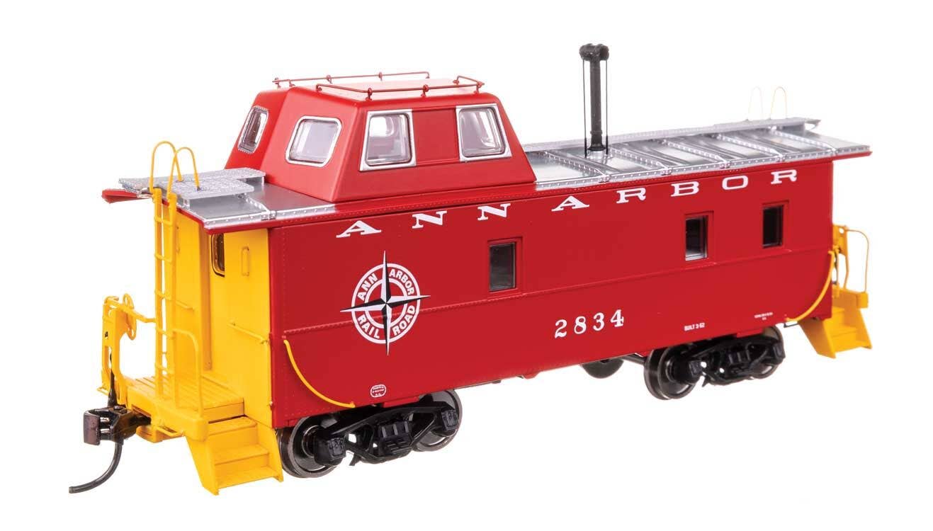 Walthers 920-103603 HO Ann Arbor Wabash Streamlined Caboose Ready to Run #2834