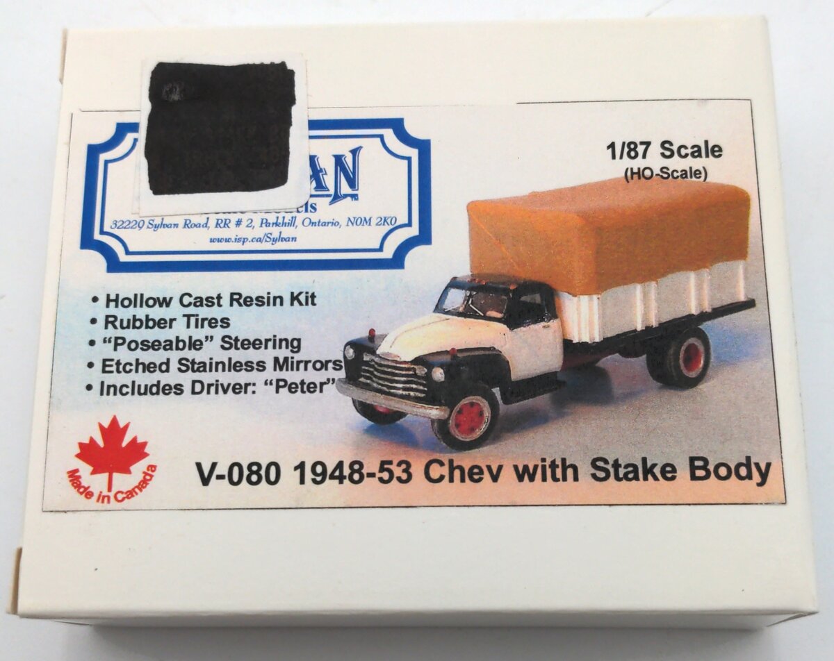 Sylvan Scale Models V-080 HO 1948-53 Chevy With Stake Body Kit