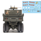 AFV Club AF35351 1:35 U.S M51A2 5-ton Dump Gun Truck Plastic Model Kit