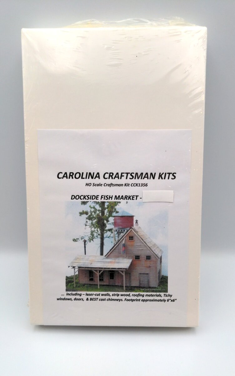 Carolina Craftsman CCK1356 HO Dockside Fish Market Building Kit