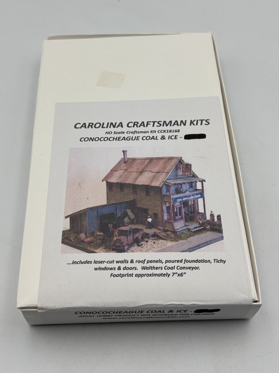 Carolina Craftsman CCK18168 HO Scale Conococheague Coal & Ice Build Kit