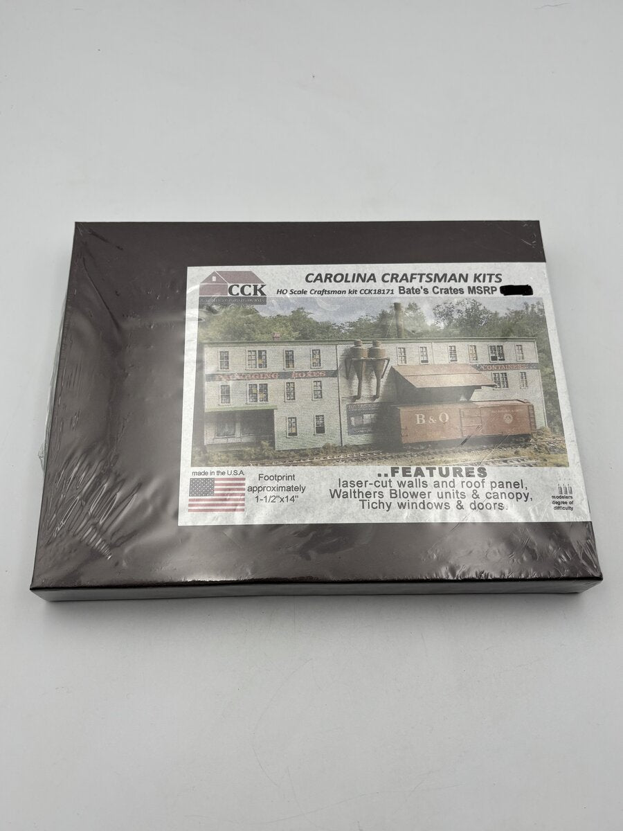 Carolina Craftsman CCK18171 HO Scale Bate's Crates Build Kit