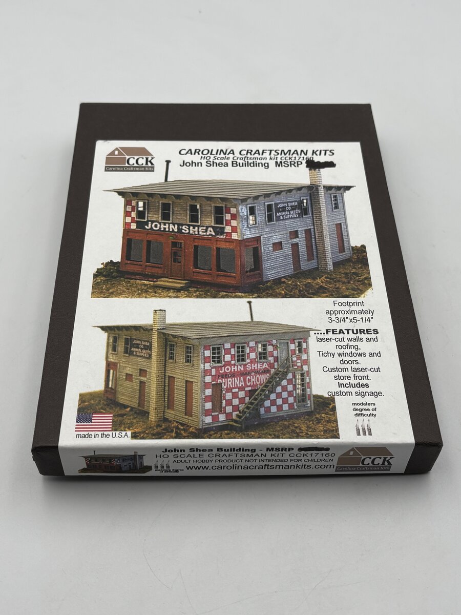 Carolina Craftsman CCK17160 HO Scale John Shea Building Build Kit