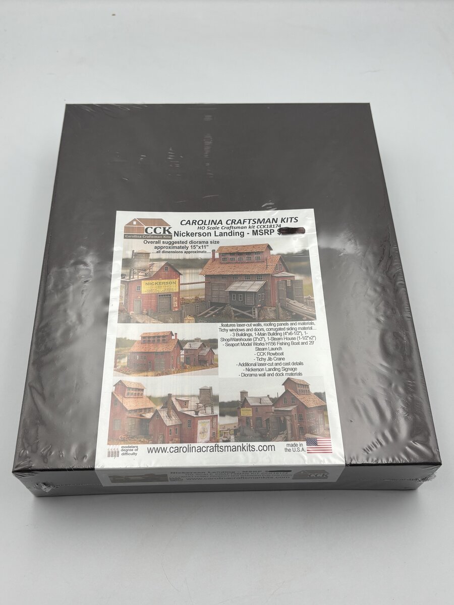 Carolina Craftsman CCK18174 HO Scale Nickerson Landing Build Kit