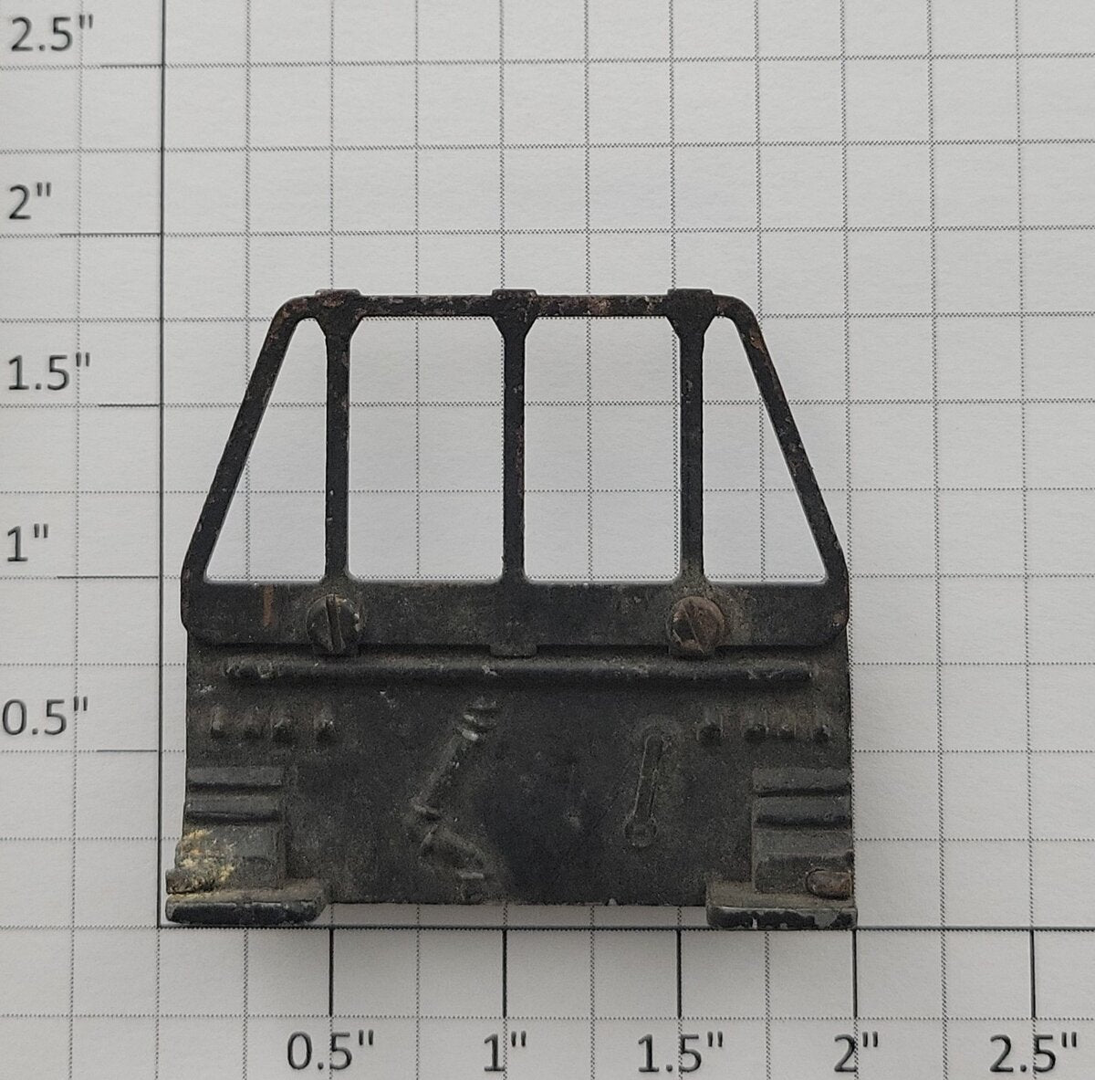 American Flyer PA11517 S Scale End Platform Railing and Steps