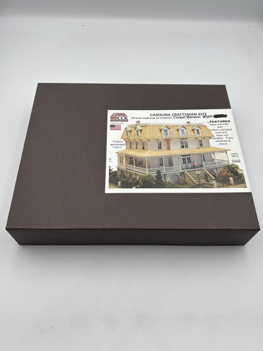 Carolina Craftsman CCK18167 HO Scale Cooper Mansion Build Kit