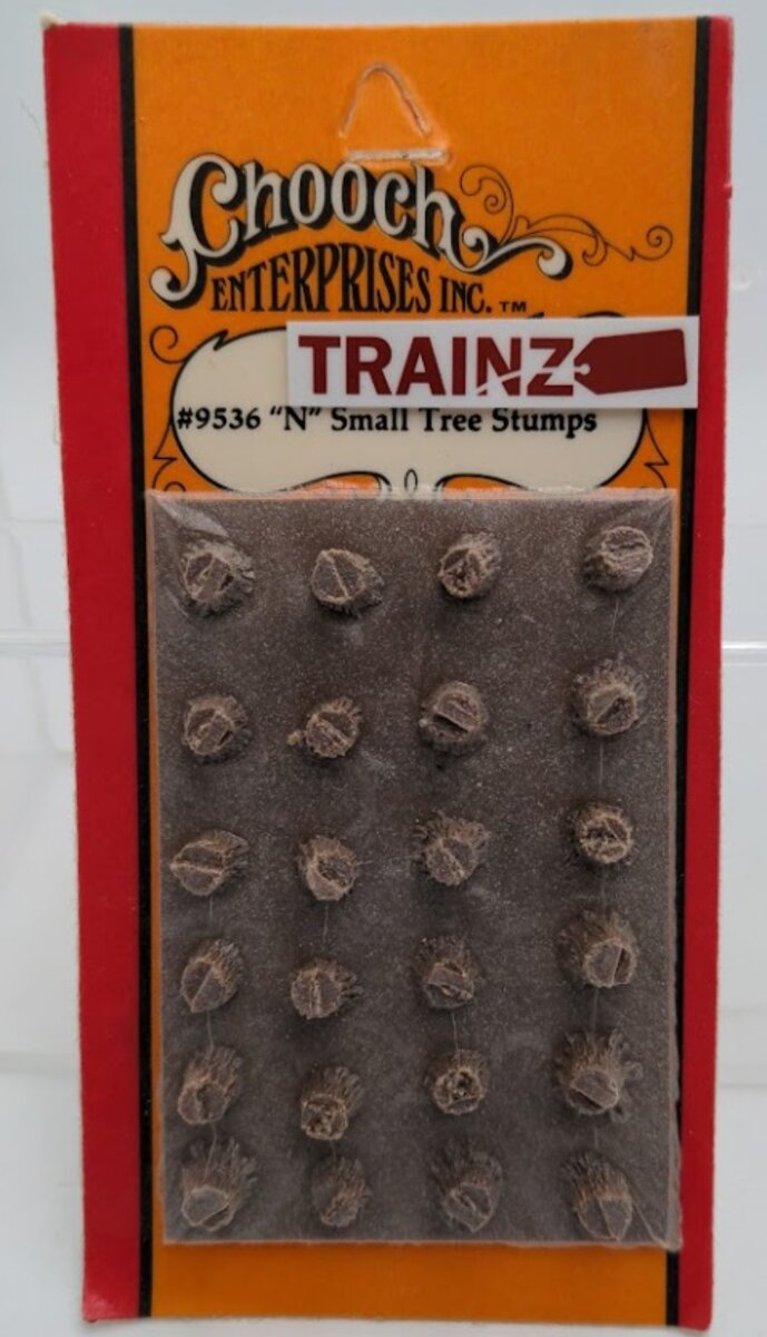 Chooch Enterprises Inc 9536 N Scale Small Tree Stumps (Pack of 24)