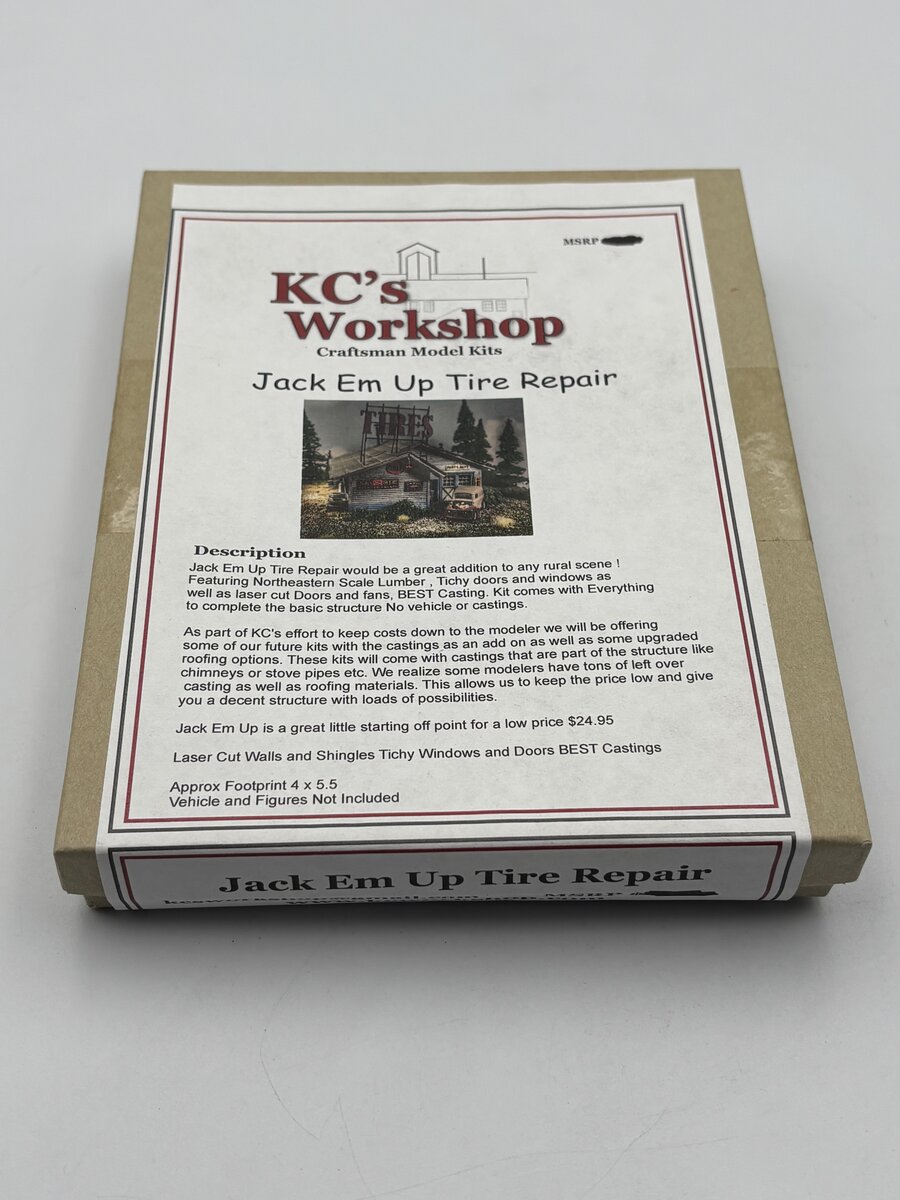 KC'S Workshop HO Scale Jack Em Up Tire Repair Build Kit