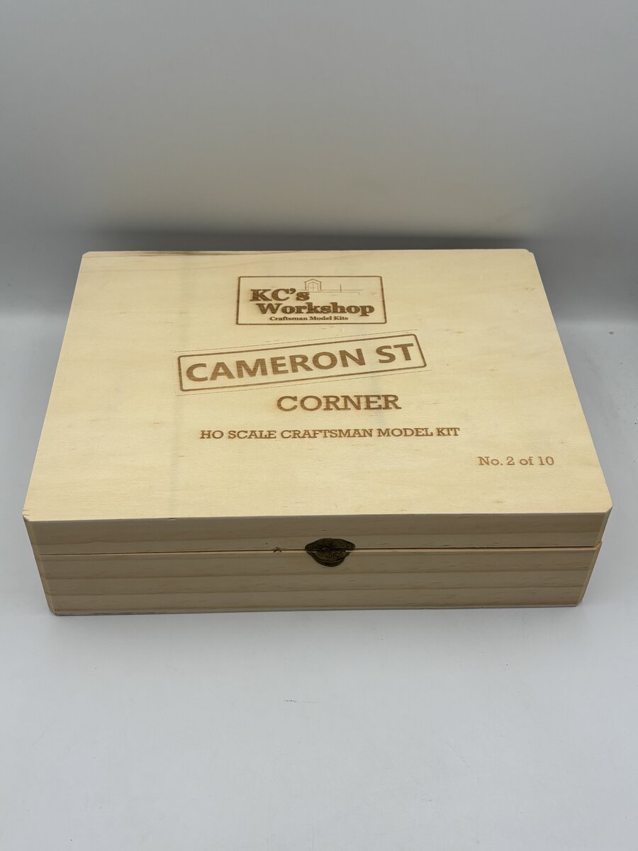 KC'S Workshop HO Scale Cameron St Corner Building Kit
