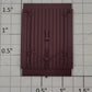 Lionel 9886-12 Maroon "Mounds" Reefer Car Door with Guides