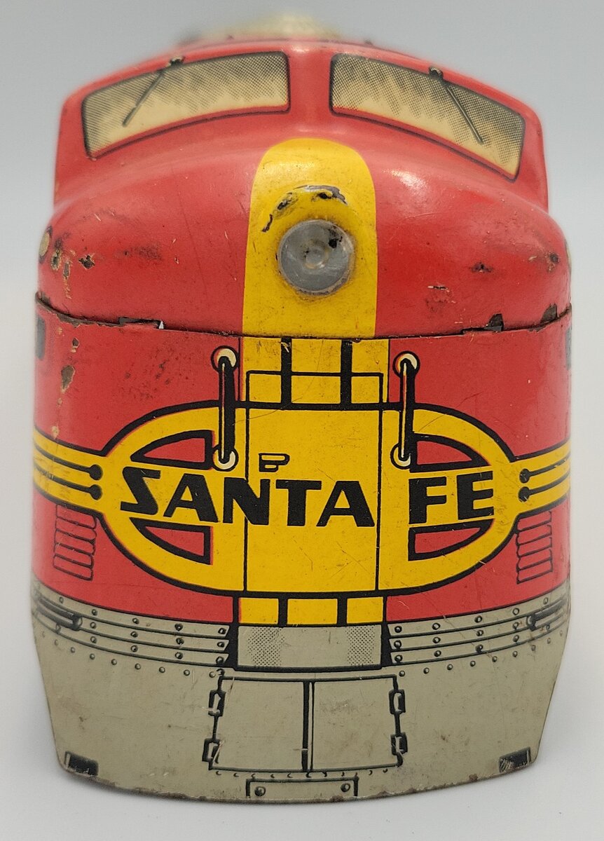 Marx MX-21 O Gauge Santa Fe Diesel Locomotive Powered Engine Tinplate Shell