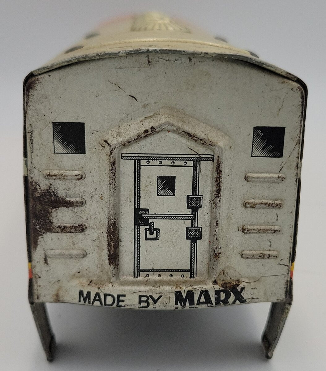 Marx MX-21 O Gauge Santa Fe Diesel Locomotive Powered Engine Tinplate Shell