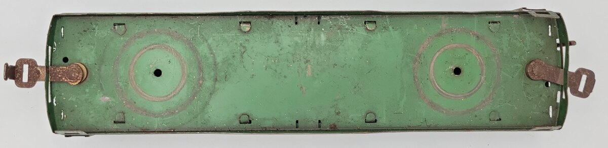 American Flyer 3207 O Gauge Dark Green Tinplate Gondola Shell and Frame