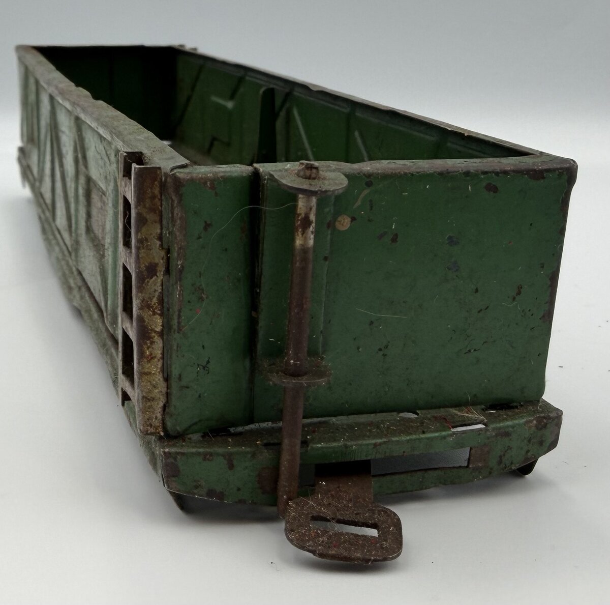 American Flyer 3207 O Gauge Dark Green Tinplate Gondola Shell and Frame