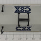 Lionel 16342-25 O Gauge Gray CSX Gondola Coil Cover with Black Lift Handles