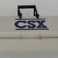 Lionel 16342-25 O Gauge Gray CSX Gondola Coil Cover with Black Lift Handles