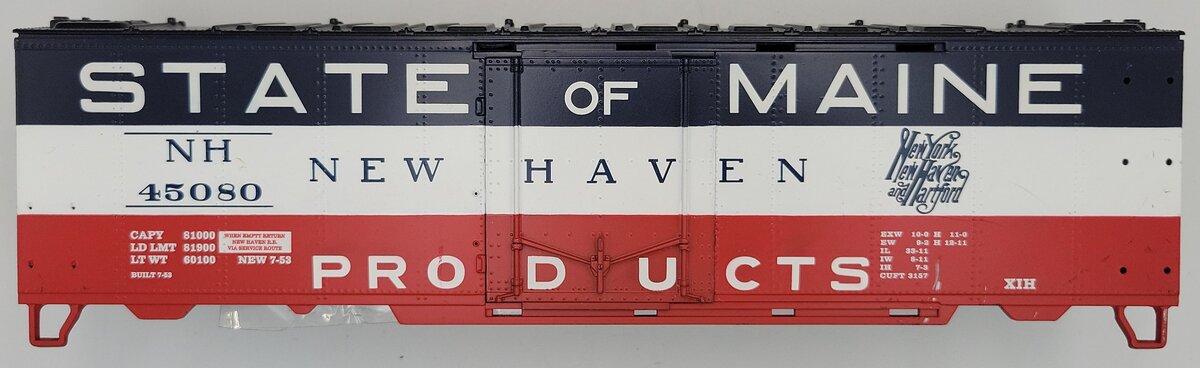 MTH 20-94210-1 O Gauge New Haven Operating Reefer Car Shell with Trim