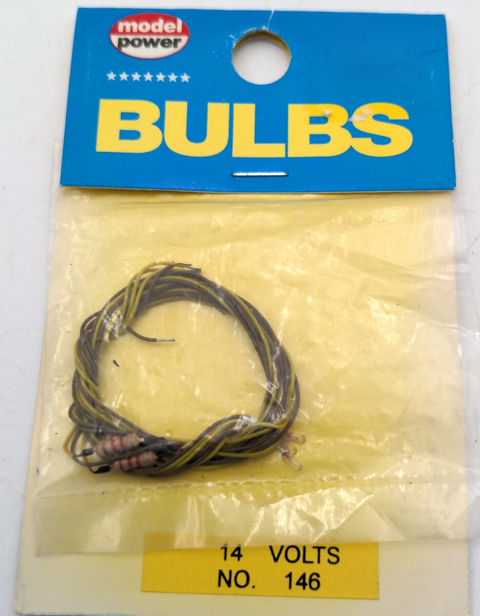 Model Power 146 Bulbs 14 Volt (Pack of 3)