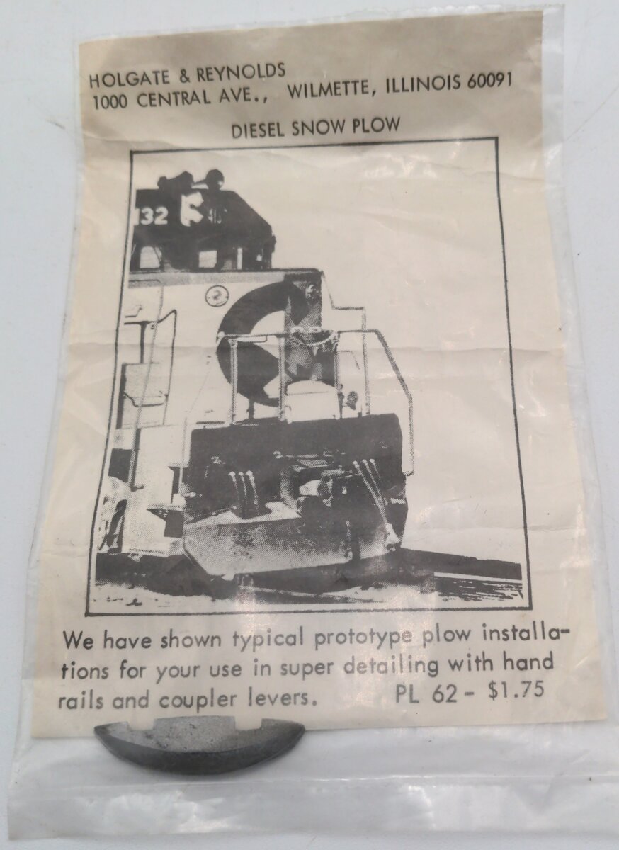 Holgate & Reynolds PL62 Diesel Snow Plow