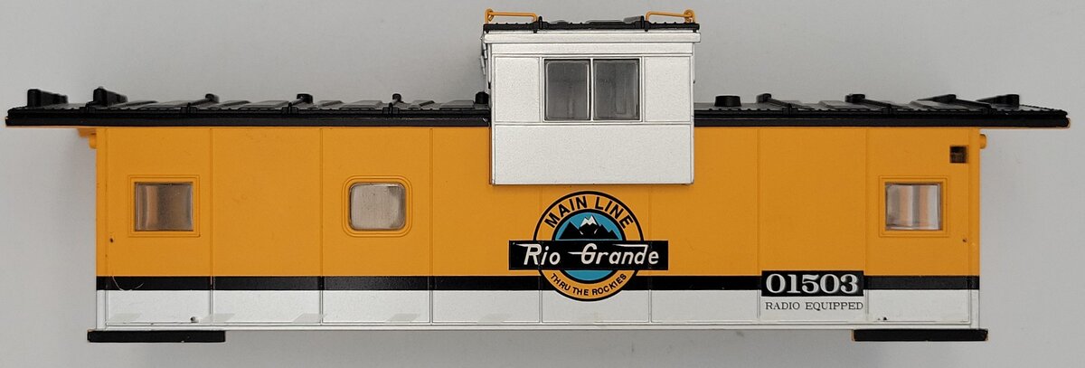 Atlas 3001259-1 O Gauge Wide Vision Rio Grande Caboose Shell without Trim
