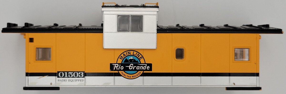 Atlas 3001259-1 O Gauge Wide Vision Rio Grande Caboose Shell without Trim