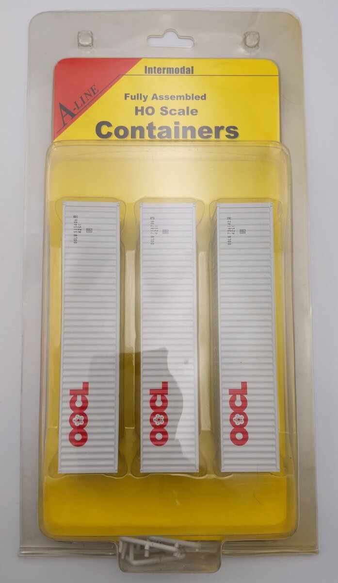 A-Line 30260-01 HO Scale 40' Corrugated Container w/ Corr. Door - OOCL