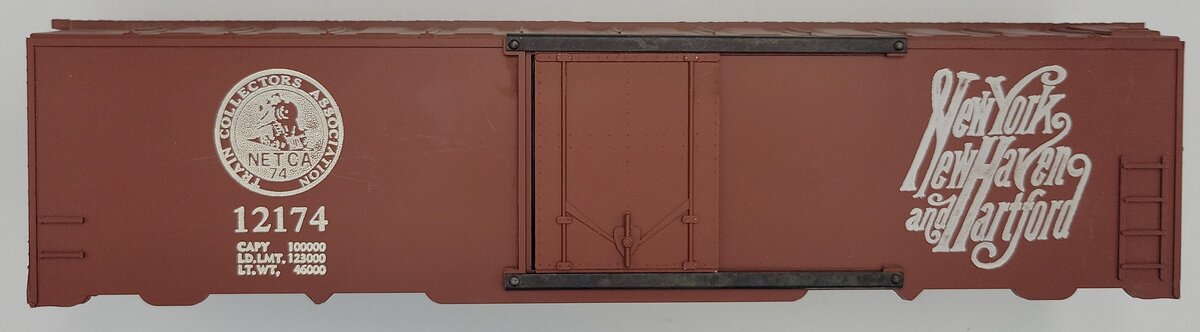KMT 12174-2 O Gauge TCA NYNH & H Boxcar Shell with Sliding Plug Doors #12174