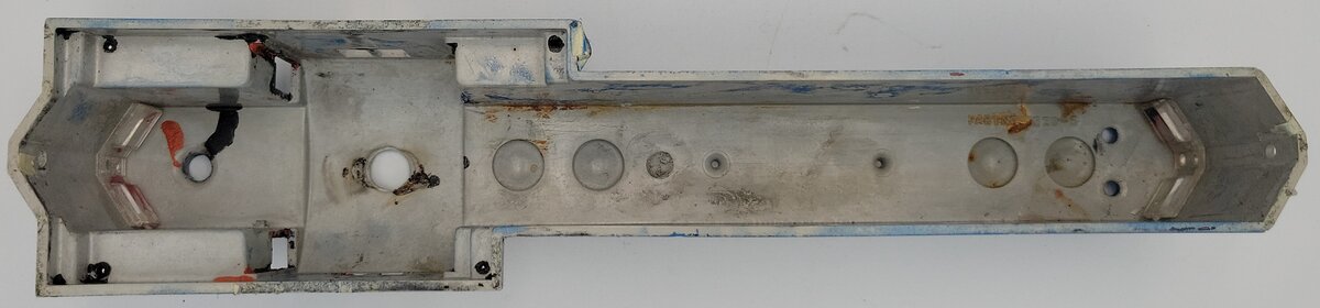 Lionel 2328-5-1 Gray and Blue Diesel Powered Shell with Lens and without Trim