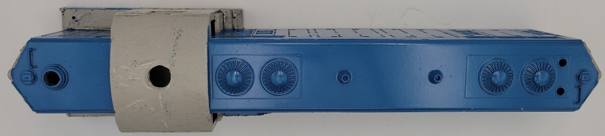Lionel 2328-5-1 Gray and Blue Diesel Powered Shell with Lens and without Trim