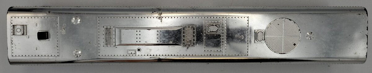 American Flyer 471 Vintage S Aluminum B-Unit Diesel Loco Shell with Steps
