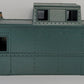 Marx 18326 O Scale Green Postwar Rear Cupola Caboose Car Body Shell
