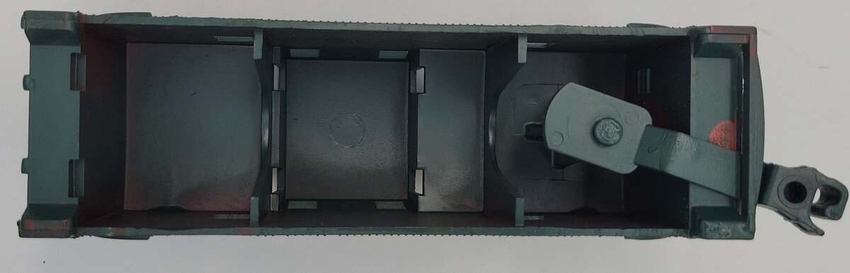 Marx 18326 O Scale Green Postwar Rear Cupola Caboose Car Body Shell