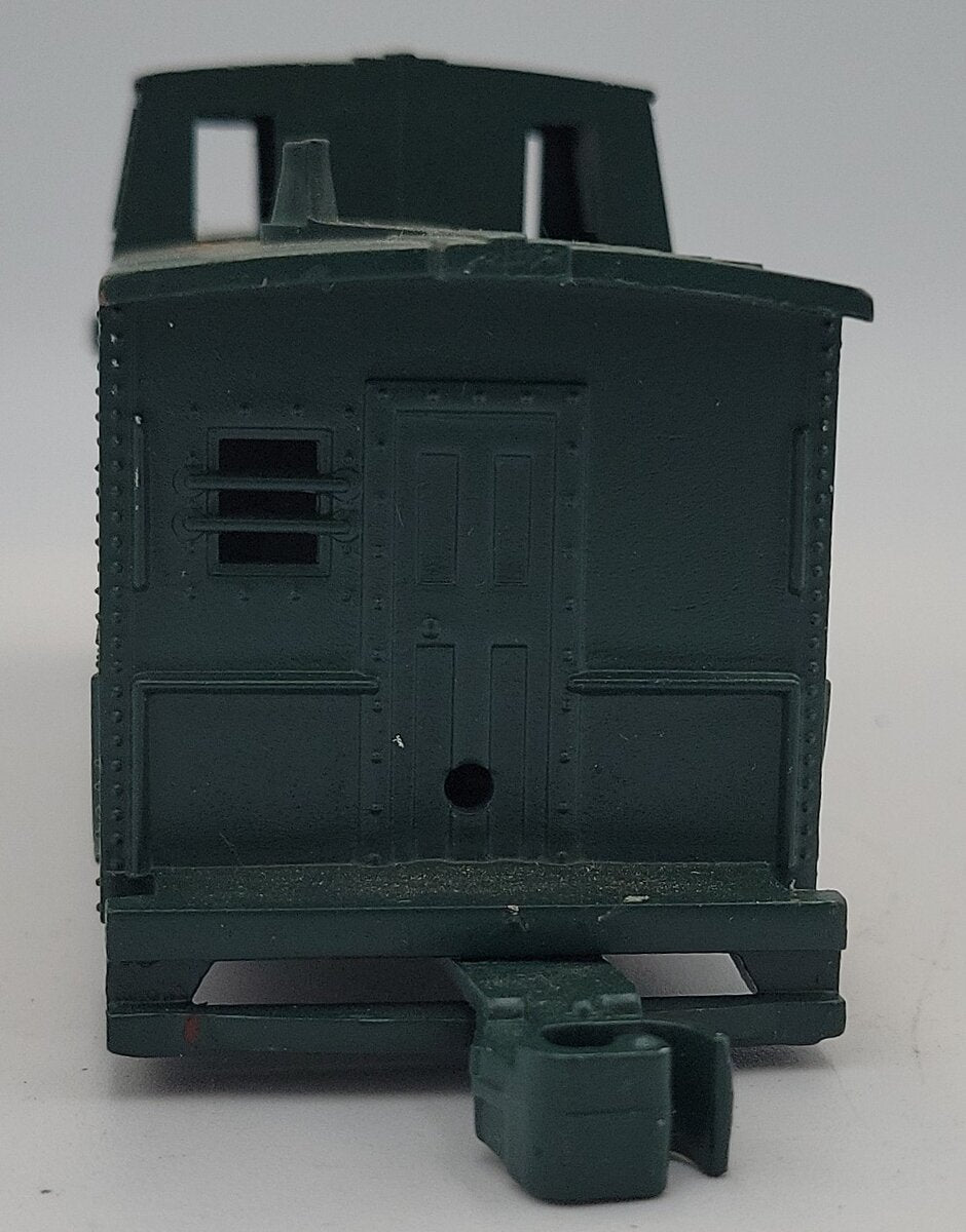 Marx 18326 O Scale Green Postwar Rear Cupola Caboose Car Body Shell