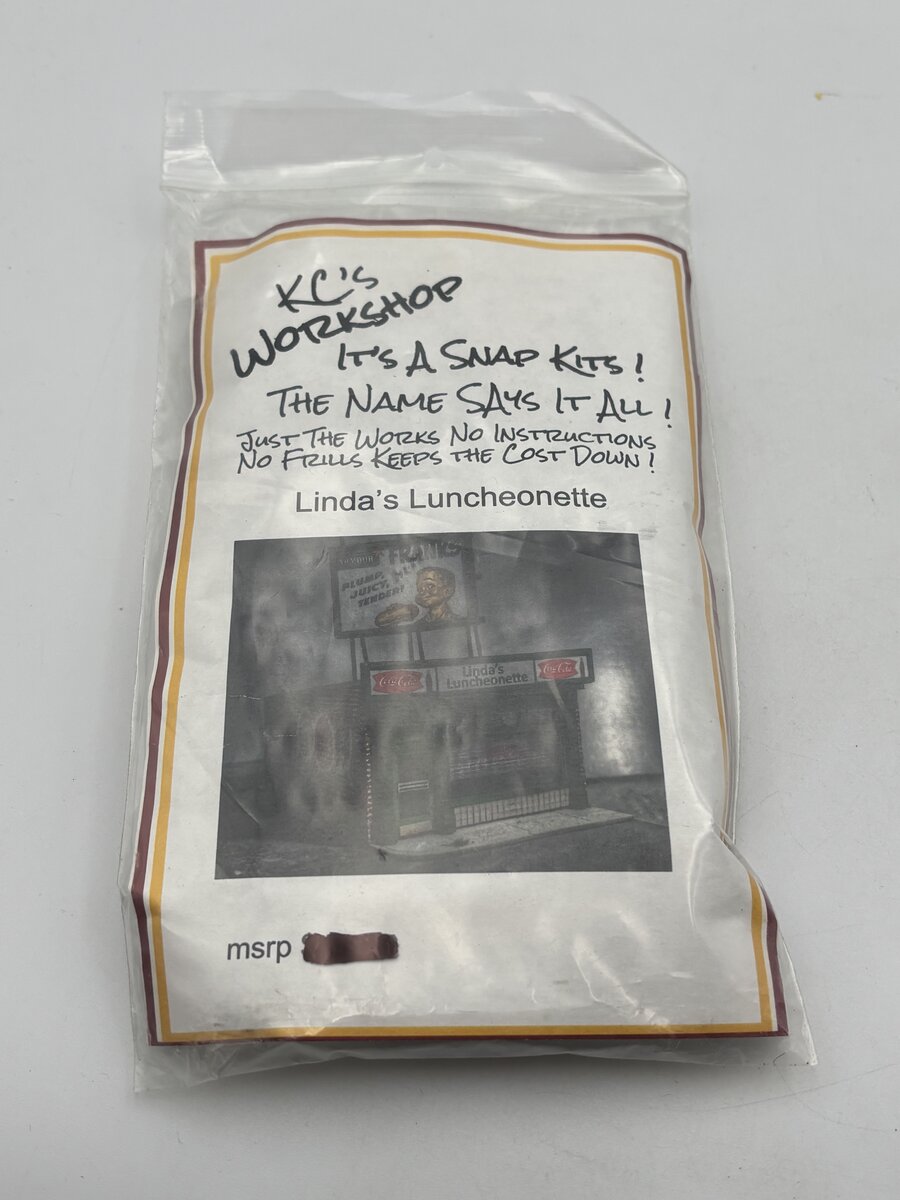 KC'S Workshop HO Scale Linda's Luncheonette  Build Kit