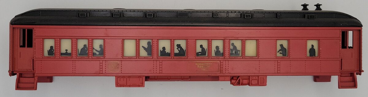 Lionel 24243-1 Red and Black Rosie's Roadside Diner Body w/o Some Roof Trim