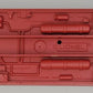 Lionel 24243-1 Red and Black Rosie's Roadside Diner Body w/o Some Roof Trim