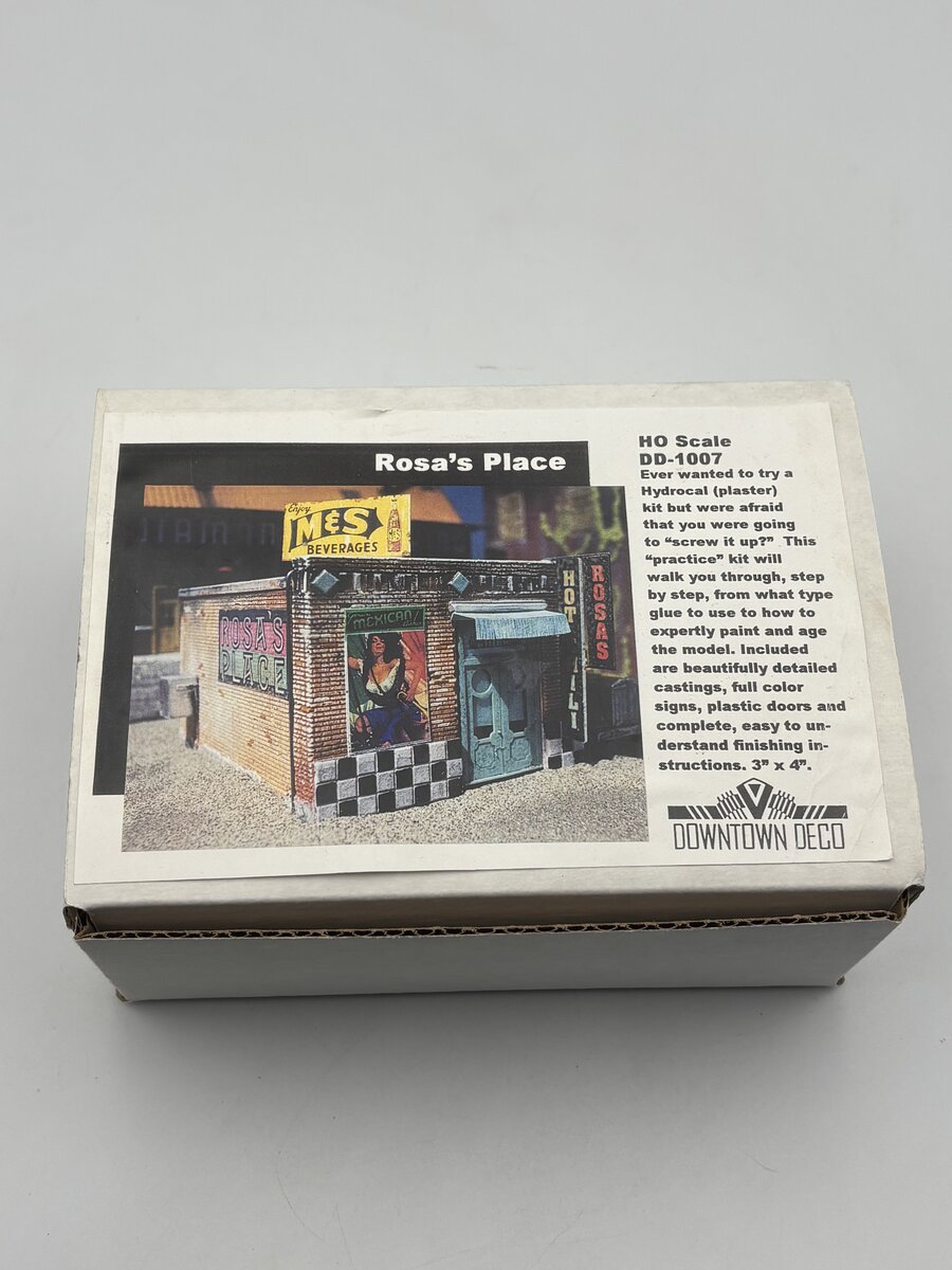 Downtown Deco DD-1007 HO Scale Rosa's Place Build Kit