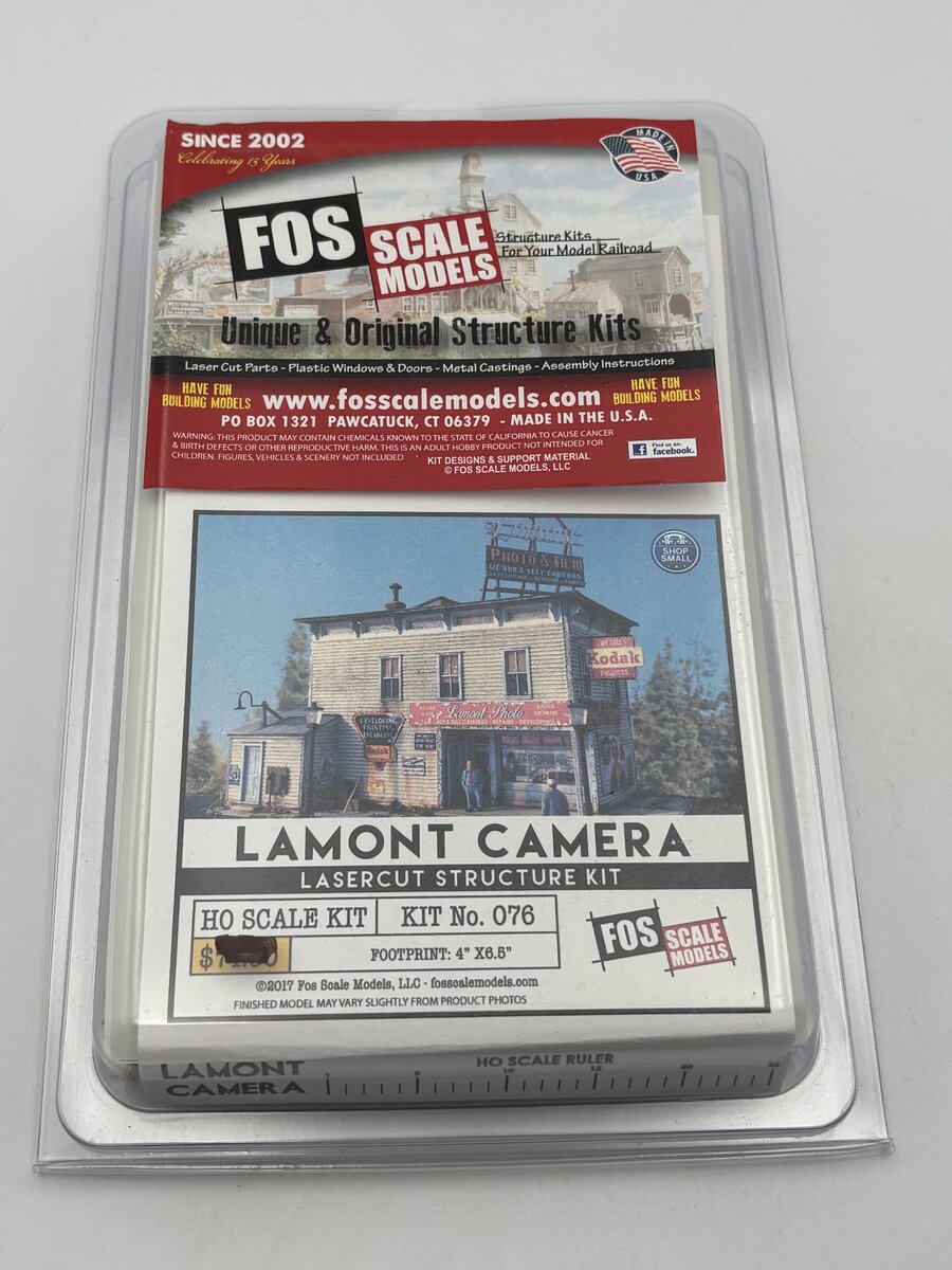 FOS Scale Limited 076 HO Scale Lamont Camera Build Kit