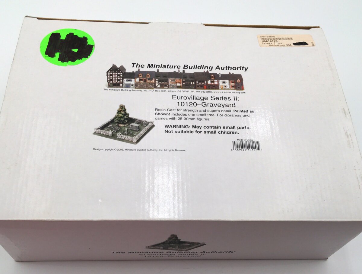 The Miniature Building Authority 10120 Eurovillage Series 2 Graveyard Set