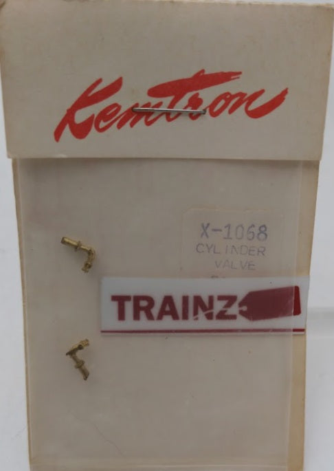 Kemtron X-1068 HO Scale Cylinder Valbe Brass Part (Pack of 2)