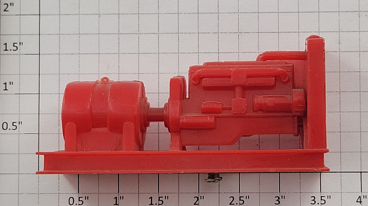 American Flyer 11386 Floodlight Cars Red Generator Load