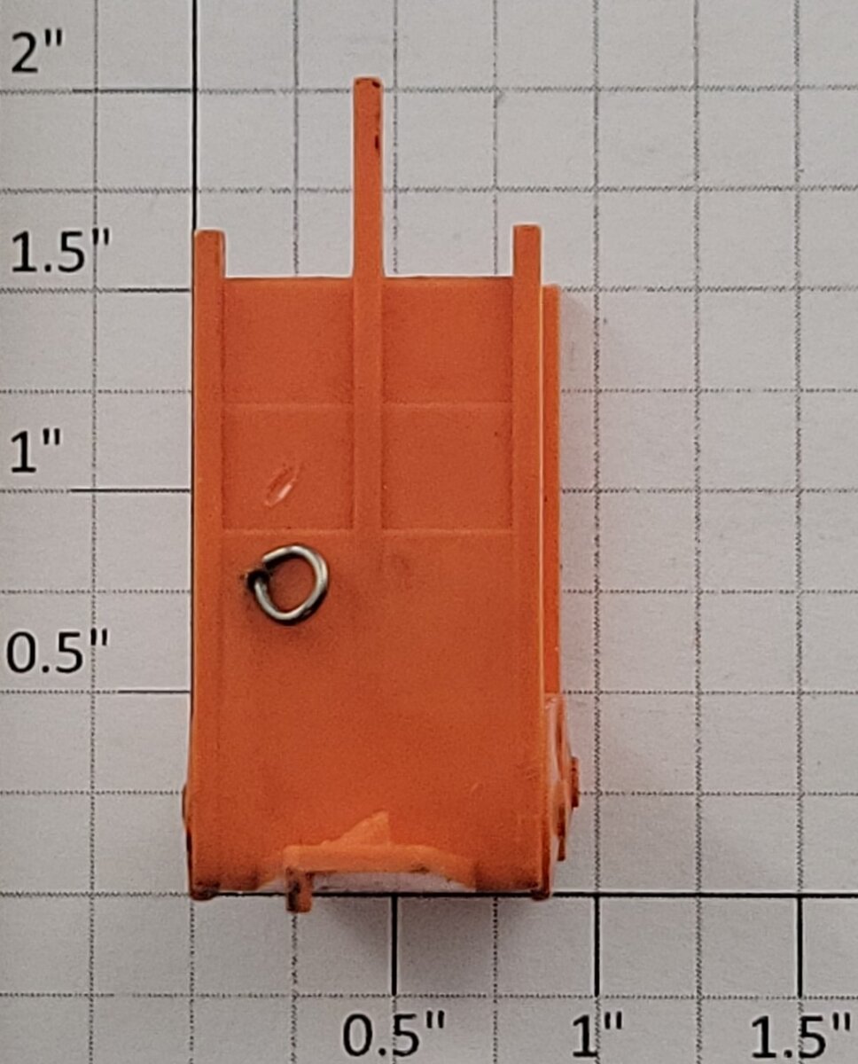 Lionel 356-35 Orange Baggage Cart Truck without Figure