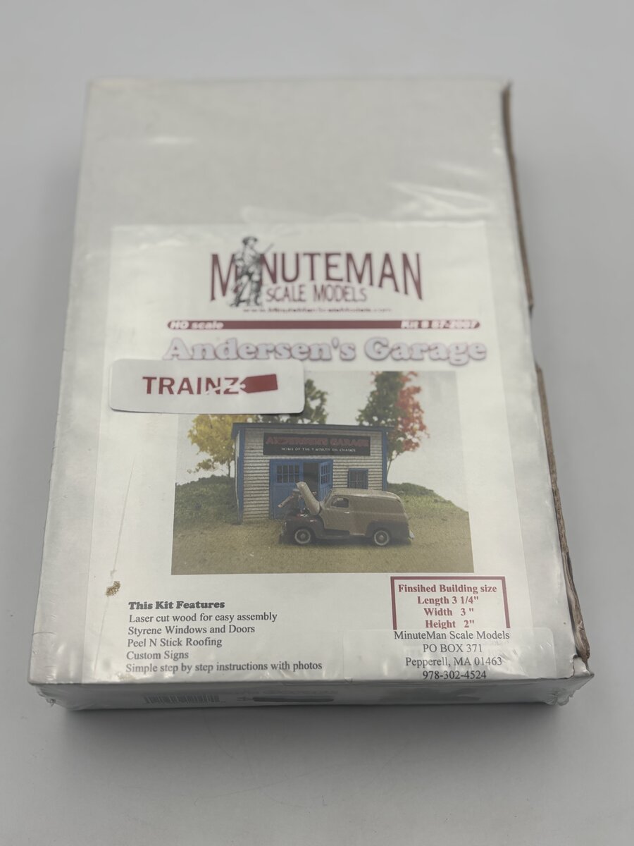 Minuteman Scale Models 87-2007 HO Andersen's Garage Build Kit