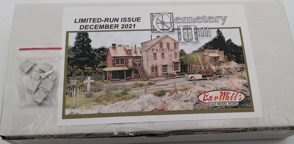 Bar Mills HO Scale Model Works Cemetery Hill Limited Run Building Kit